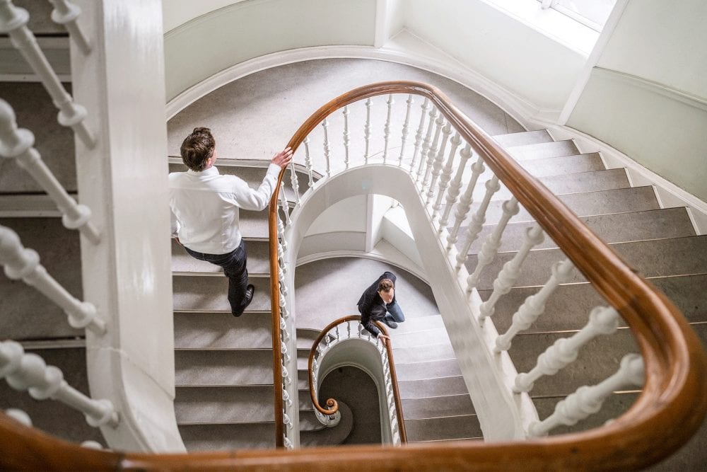 Trappeopgang ved Dansk Ejerkapital
