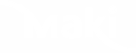 maki logo i hvid