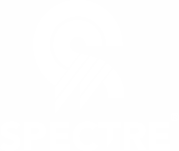 Spectre logo i hvid
