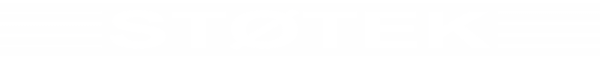 Støtek logo i hvid