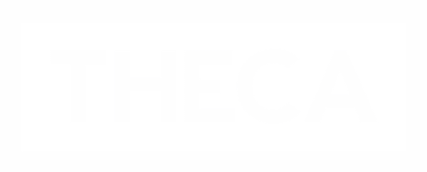 Theca logo i hvid